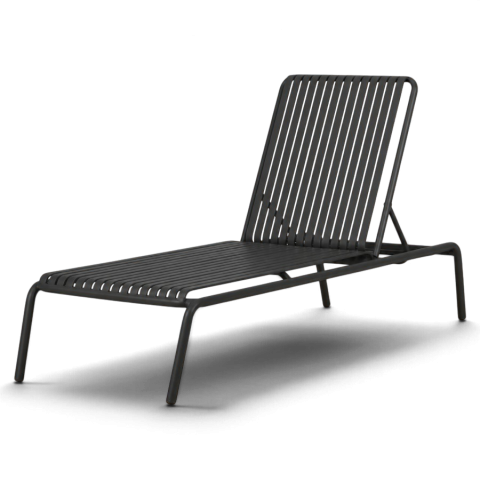 Aliuminis lauko gultas "Alva" 195 x 68 cm.