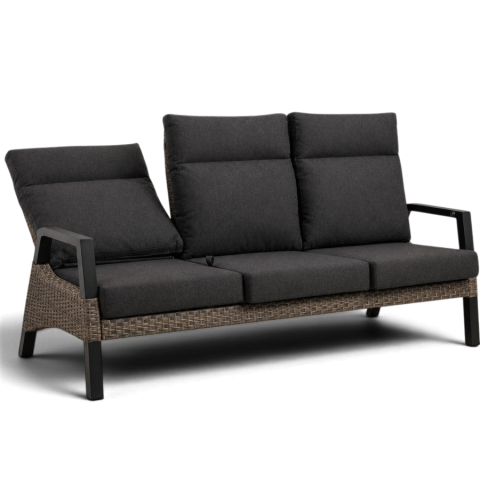 Trivietė sofa su atlenkiamais atlošais "Treviso Brick"